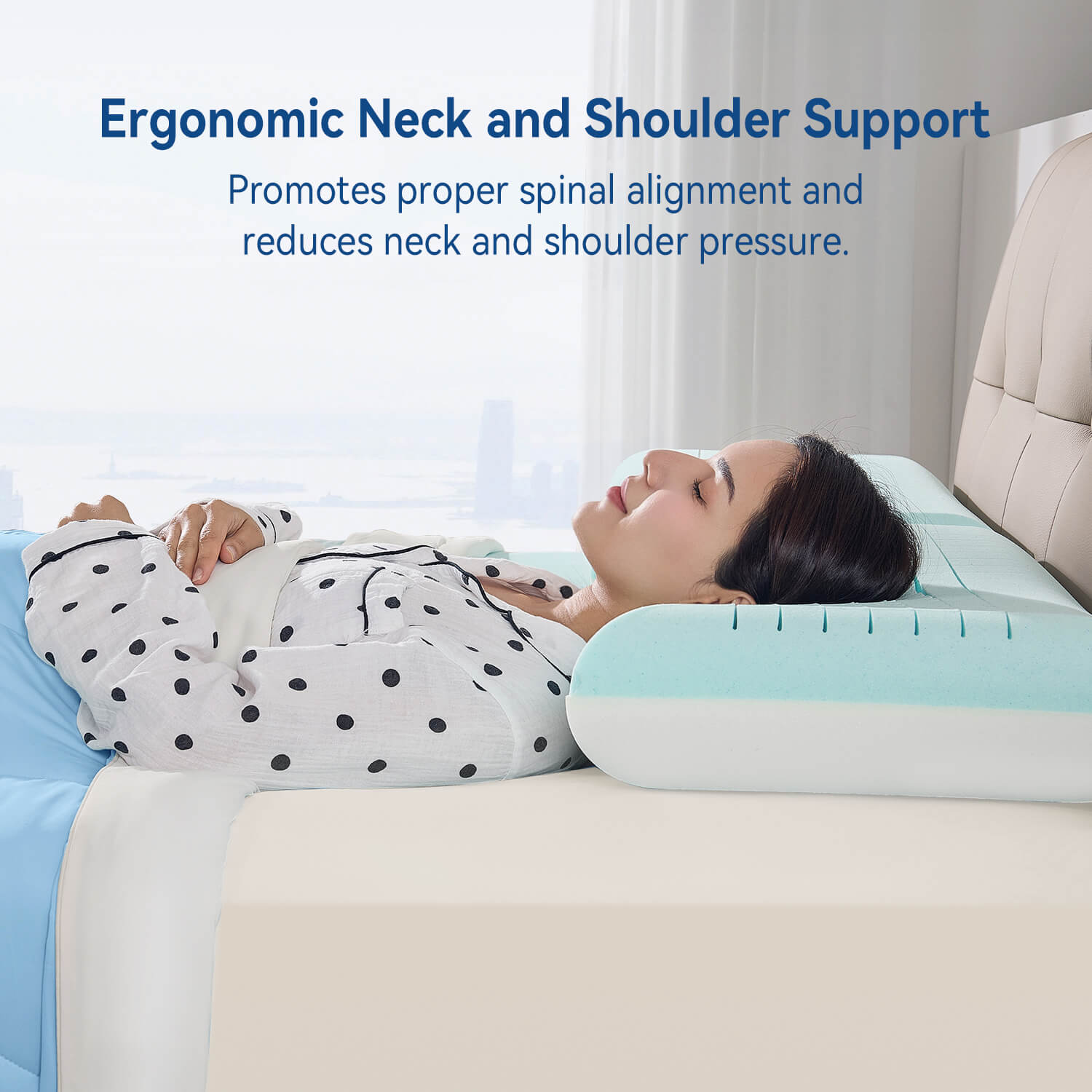 Bedtter Neck Supportive Cooling Sleeping Pillow