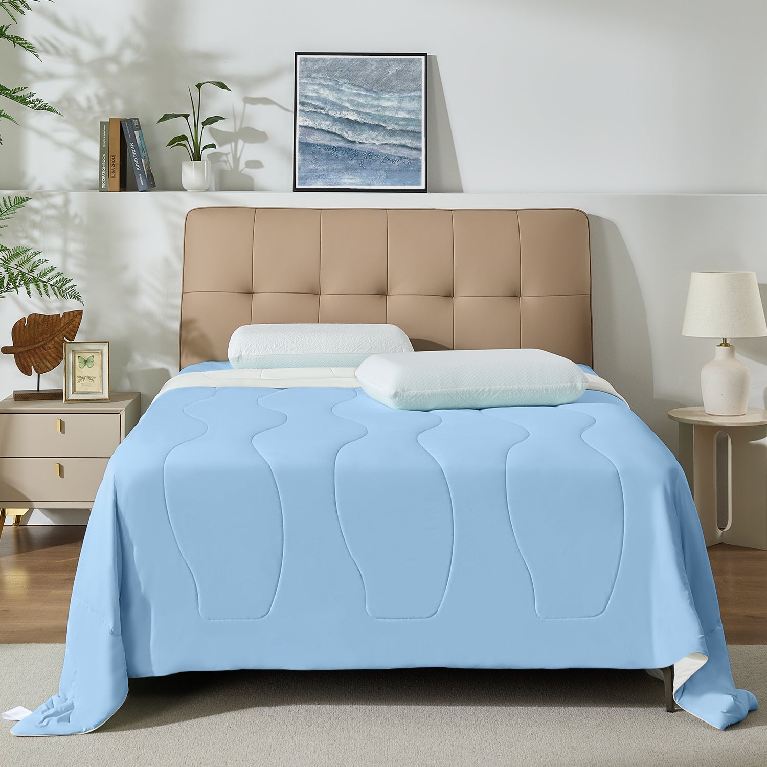 Bedtter® Comforter Pillow Blue